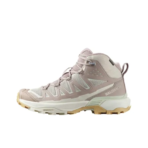SALOMON X ULTRA 360 Водонепроницаемый MID Топ Альпинистская Обувь Унисекс Розовый Серый Зеленый