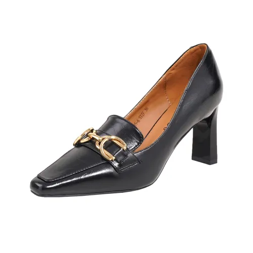 GUDIANFENGDU Квадратный каблук Высокие каблуки 7,5 см Женские