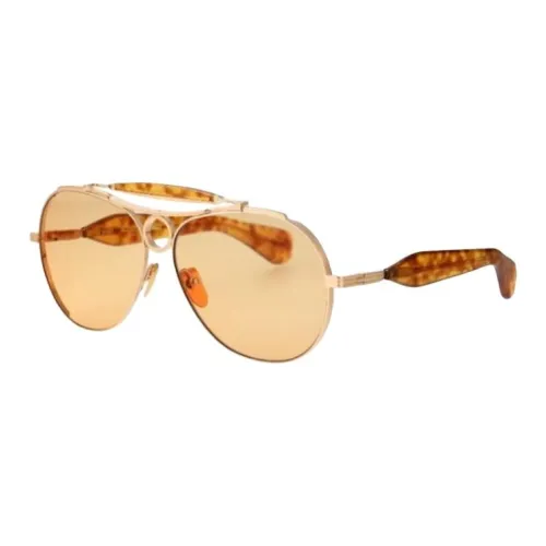 JACQUES MARIE MAGE Ацетат Aviator Солнцезащитные очки Унисекс Золото