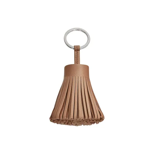 HERMES Milo (фиолетовый) Ключница из овечьей кожи аксессуар для сумки женский 0M чайный коричневый Chai Masala