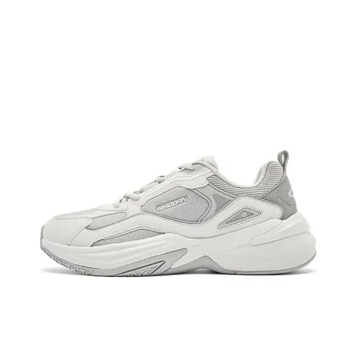 QIAODAN Starry Sea Lite Амортизаторы Устойчивые к истиранию Низкий Топ Повседневный Мужской Серый