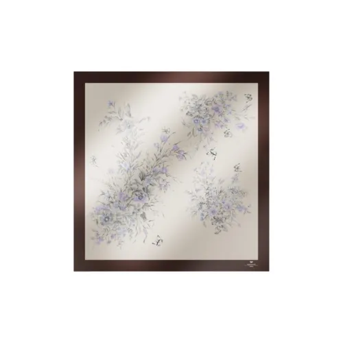 MaxMara Шелковые Шарфы Женские Серый