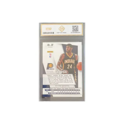PANINI 2014 15 Prizm PZ Уокер Перец Paul George Серебряный Fold Вариант TTR 9,5 очков сертифицированные карточки 1 шт