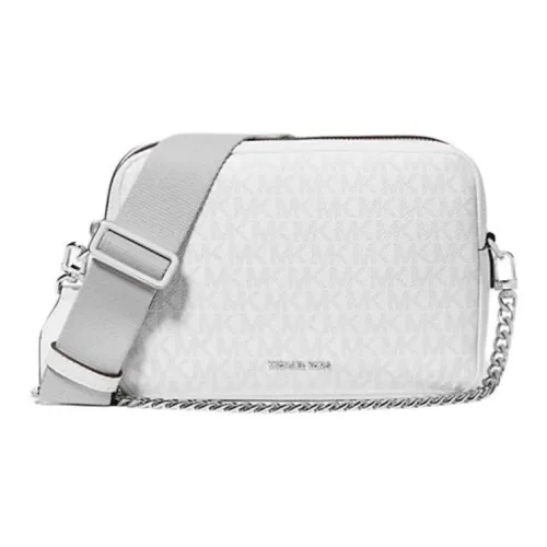 MICHAEL KORS Покрытый холст Сумка через плечо Сумка на плечо Женская Белая