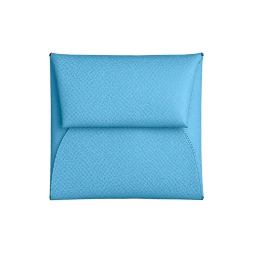 HERMES Bastia Телячья кожа Монетница Женская Зеленая