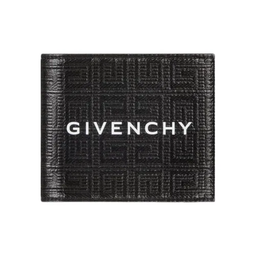 Givenchy Disney Коллаборация Телячья кожа с Овечья шкура Кошелек Средний Мужской Черный