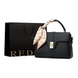 Зернистая кожа личи - черный