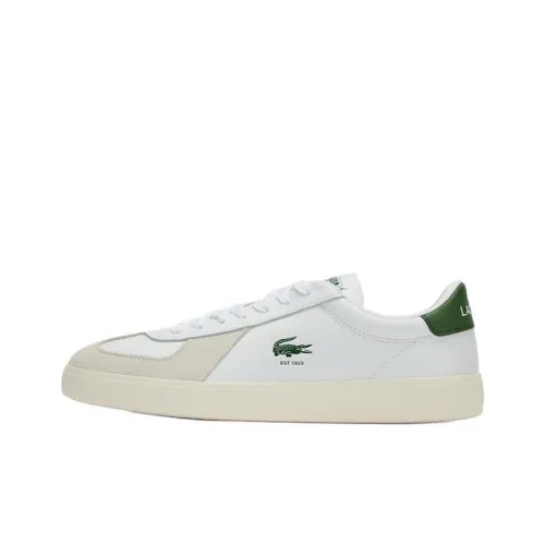 LACOSTE Collaboration BASESHOT Низкие Кроссовки для Скейтбординга Мужские Белые