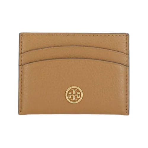 TORY BURCH Robinson Litchi Grain Кожа Картхолдер Стандартный Женские Пшенично-коричневый