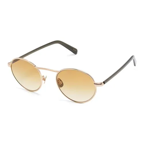 MOSCOT Металл Круглые Солнцезащитные очки Унисекс Желтый