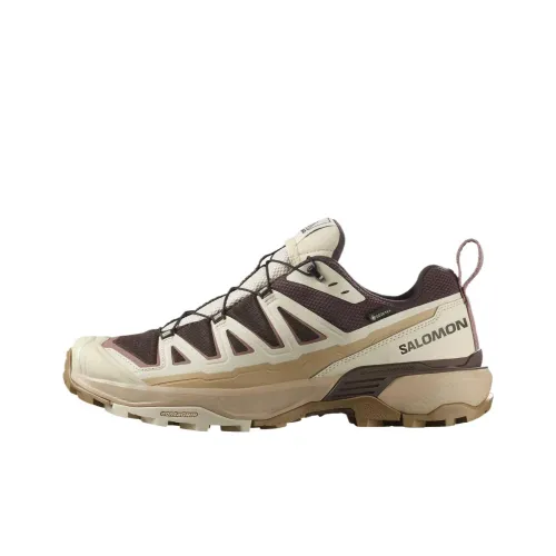 SALOMON X ULTRA 360 Амортизация Низкий Топ Альпинистская Обувь Мужская Бежевый Коричневый