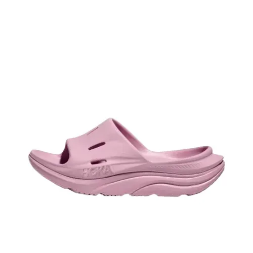 HOKA ONE ONE Ora Recovery Slide 3 Пластиковая подошва Устойчивая к истиранию Слипоны Унисекс Розовый