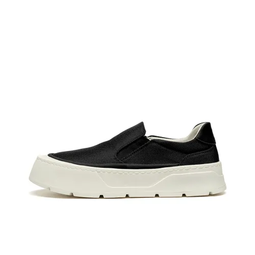 LEAVELAND Low-Top Canvas Shoes Мужские Черные