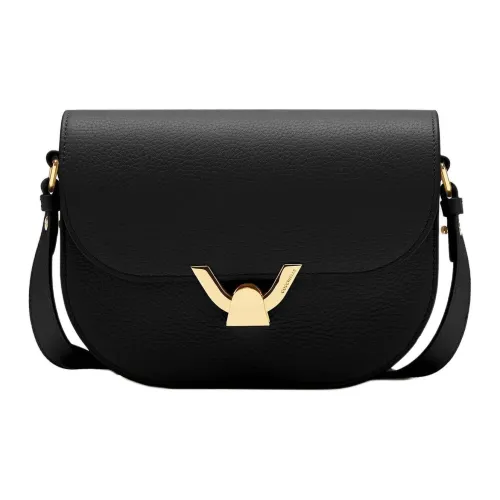 COCCINELLE GRAIN LEATHER Портативная сумка через плечо маленькая сумка женская черная