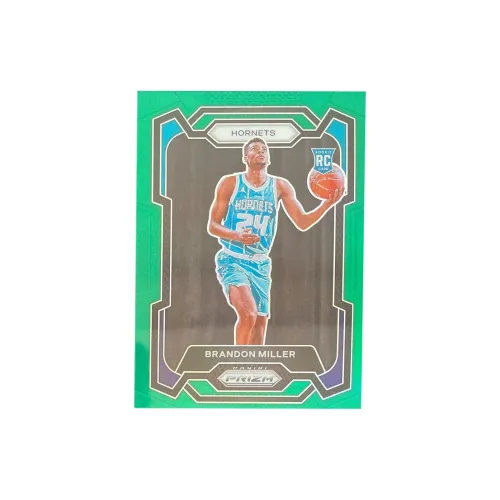 PANINI 2023 24 Prizm Brandon Miller Hornets Новые звезды RC Brandon Miller Новые звезды Зеленый Фольга Большой Отношение