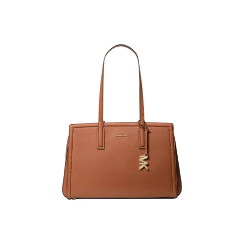 MICHAEL KORS Кожа Тоут Сумка Сумка для покупок Сумка на плечо Женская Коньячный коричневый