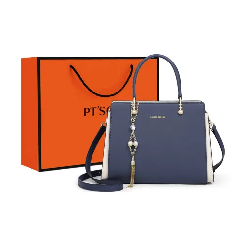 PT'SON Сумка через плечо из коровьей кожи с синтетической кожей женская синяя