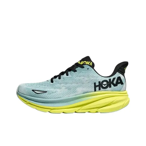 HOKA ONE ONE Clifton 9 Slip-resistant Abrasion-resistant Low-top Беговые кроссовки Мужской Синий