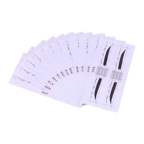 YUELEJI [24 листа] Стикер для бровей инструмент для легкого макияжа бровей для новичков