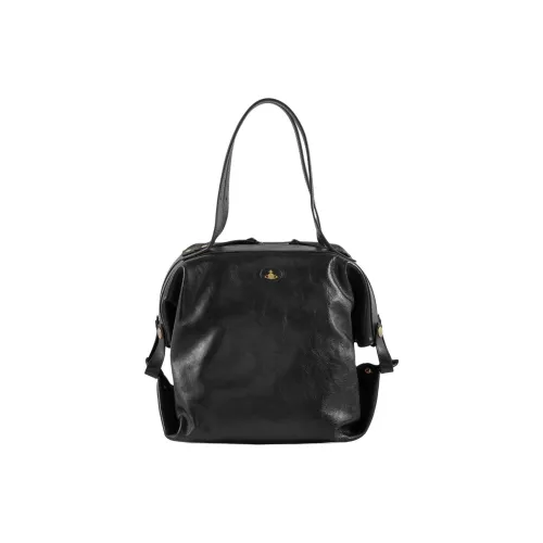 Vivienne Westwood Mara кожаная сумка большой унисекс черный