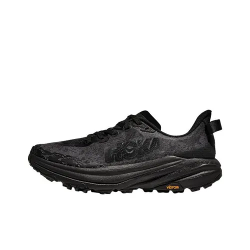 HOKA ONE ONE SPEEDGOAT 6 Противоскользящие устойчивые к истиранию низкие кроссовки для бега по пересеченной местности женские черные