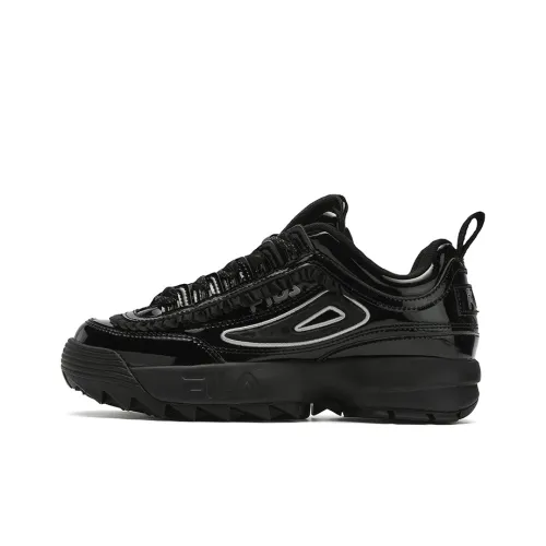 FILA Disruptor 2 Casual Low Top Black Women's