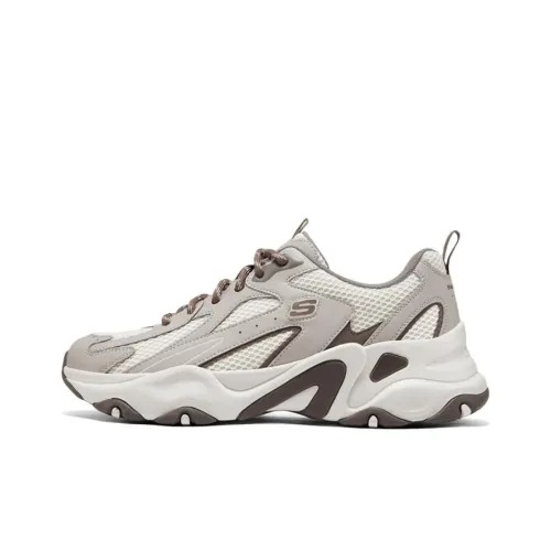 Skechers D'LITES 5,0 Low Топ Толстая подошва Кроссовки Мужские Коричневые