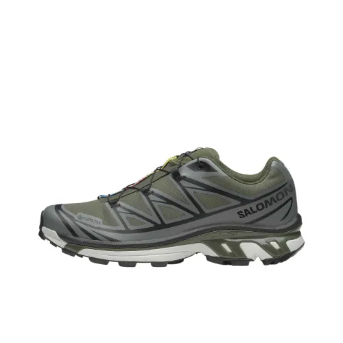 Salomon Collaboration XT 6 Кроссовки для тренировок Низкий Топ Зеленый Серый Унисекс