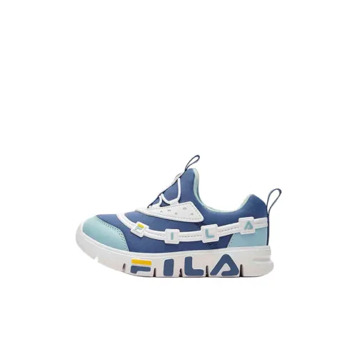 FILA KIDS Performance FPH противоскользящий устойчивый к истиранию низкий топ детские повседневные туфли пляжный синий детский