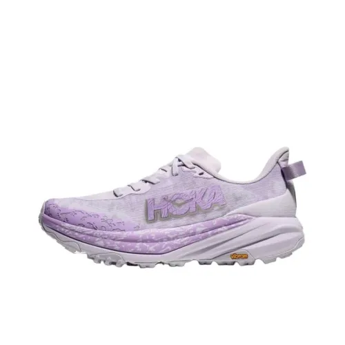 HOKA ONE ONE SPEEDGOAT 6 Противоскользящие устойчивые к истиранию низкие кроссовки для бега по пересеченной местности женские фиолетовые