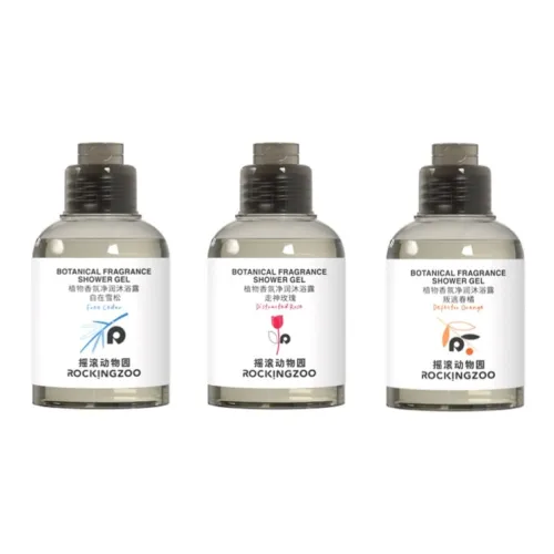 ROCKINGZOO Растение Аромат Pure Shower Гель Hydrating Cleansing 50г*3 Розовый Кедровый