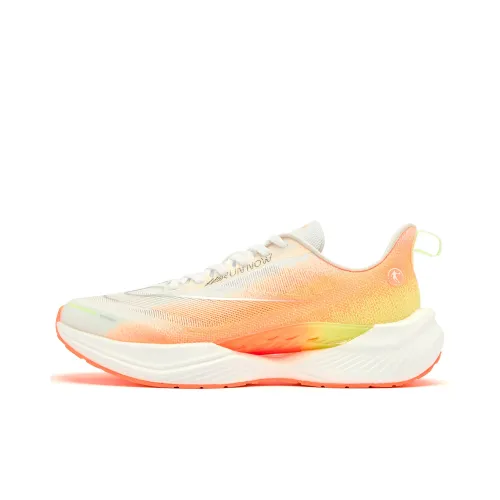 QIAODAN Feiying TEAM3,0 Беговые кроссовки Низкий верх Белый Оранжевый Мужской