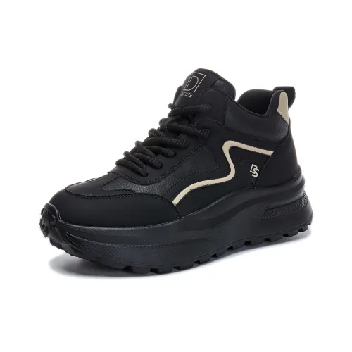 D Fuse SCANDINAVIA Устойчивые к истиранию Низкие Кроссовки с Толстой Подошвой Женские