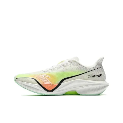 ANTA MACH 5,0 Беговые кроссовки Низкий топ Белый Желтый Оранжевый Мужской