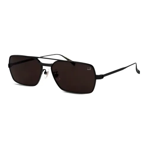 Dunhill Титан Aviator Солнцезащитные очки Мужские Черные
