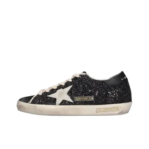 Golden Goose Супер Звезда Скейтборд Кроссовки Низкие Черные Женские