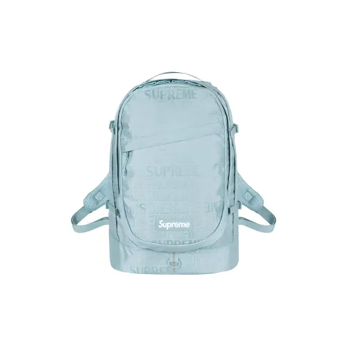 Supreme Нейлон Рюкзак Стандартный Унисекс Ледяной Синий