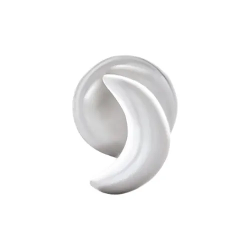 Monica Vinader 14k Белое золото серьги Women's Silver