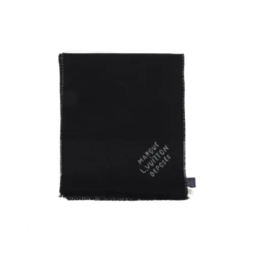 LOUIS VUITTON Вязаные шарфы Мужской Черный
