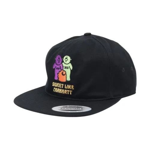 Carhartt Хлопковые кепки унисекс черные