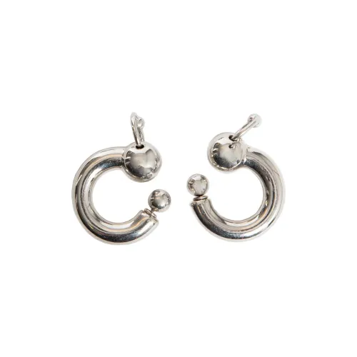 Jean Paul Gaultier Брассовые серьги Женские Серебряные