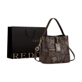 Жаккард Позиционирование Стиль Кофейный + Сумка для покупок