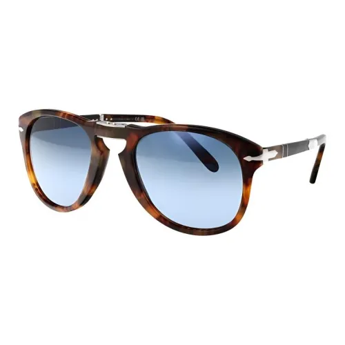 PERSOL Пластик OVAL SUNGLASSES Мужской Коричневый