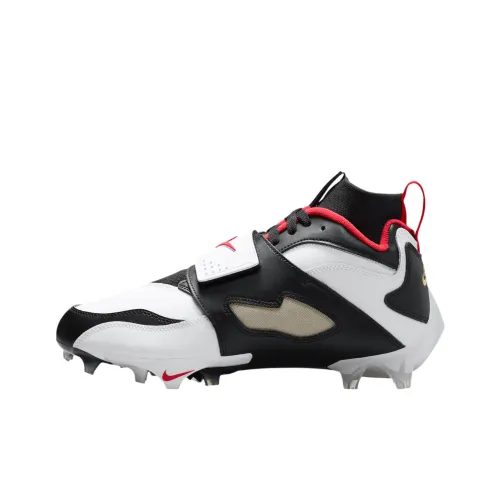 Nike Air Ромб Шипы Противоскользящие Устойчивые к истиранию Футбольные бутсы Унисекс Белый Черный