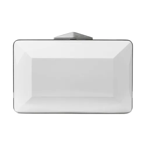 Jimmy Choo Акриловый клатч женский черный и белый