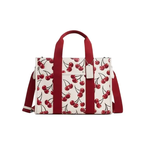 COACH Smith Песочный Кожа Сумка Женская Мелово-Разноцветная