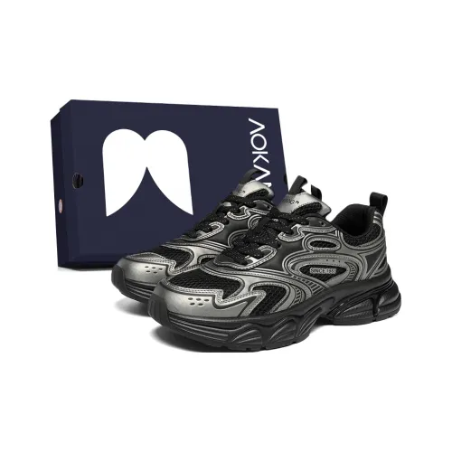 AOKANG Bullet Head Series Масло-Подошва Низкий Топ Мужской