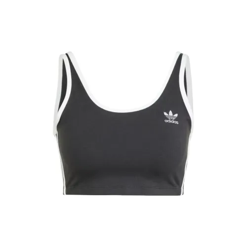 Adidas Originals ADICOLOR3 Полосы Бюстгальтер Женский Черный Белый