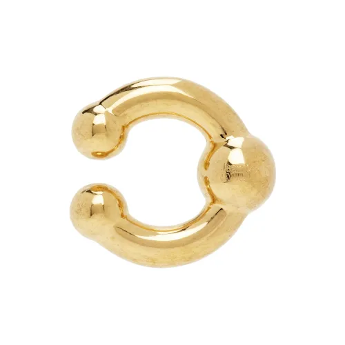 Jean Paul Gaultier Латунная нижняя заколка On Серьги Мужские Золотые