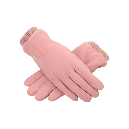 NANJIREN Термические перчатки женские розовые